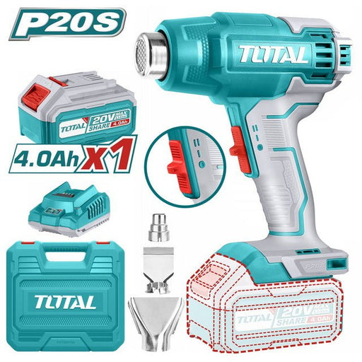 Pistolet Thermique TOTAL 20 V 550 C Décapage TBLI20025 - TOTAL TOOLS TUNISIA Site officiel | Station d'outils
