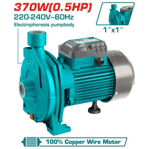 POMPE A EAU 0,5CV 370W TWP23706 - TOTAL TOOLS TUNISIA Site officiel | Station d'outils