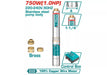 POMPE IMMERGEE 1CV 750W 4″ 220V TWP57506 - TOTAL TOOLS TUNISIA Site officiel | Station d'outils