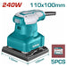 Ponceuse Finition 240W 110x100mm Total Bricolage TF2231106 - TOTAL TOOLS TUNISIA Site officiel | Station d'outils