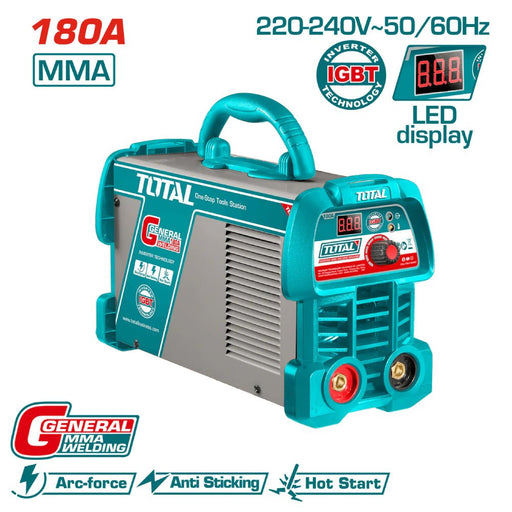 Poste Soudure MMA 180A Inverter IGBT 220 240 V LED Affichage TW218059 - TOTAL TOOLS TUNISIA Site officiel | Station d'outils