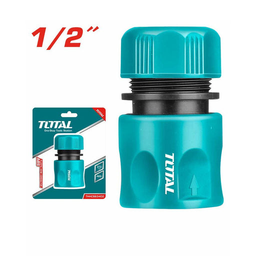 Raccord Rapide Pour Tuyau 1/2 Pouce Plastique ABS TOTAL THHCS63402 - TOTAL TOOLS TUNISIA Site officiel | Station d'outils