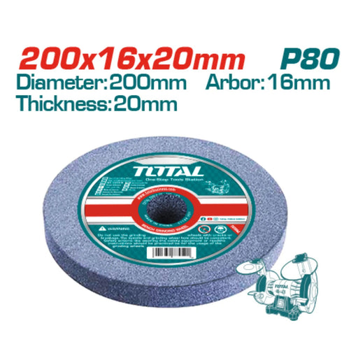 ROUE A MEULER D200 P80 TAC2008017 - TOTAL TOOLS TUNISIA Site officiel | Station d'outils
