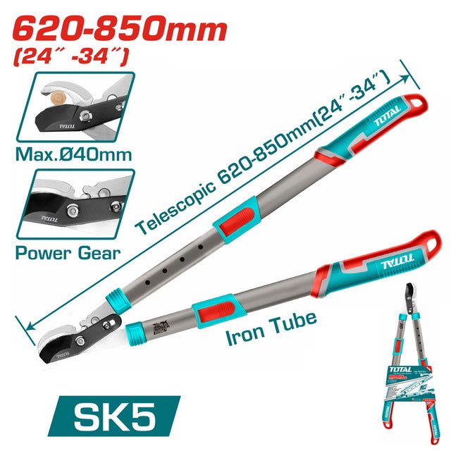 Sécateur Télescopique À Deux Mains 620 À 850 Mm Diamètre 40 Mm SK5 Power Gear - TOTAL TOOLS TUNISIA Site officiel | Station d'outils