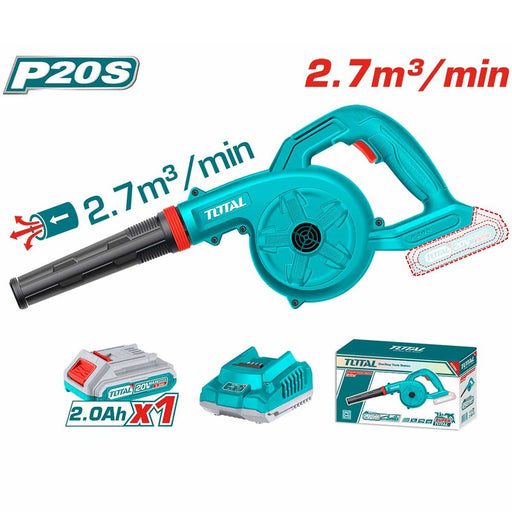 Souffleur 20V 38m/s - TOTAL TUNISIA Jardin - TABLI200281 - TOTAL TOOLS TUNISIA Site officiel | Station d'outils