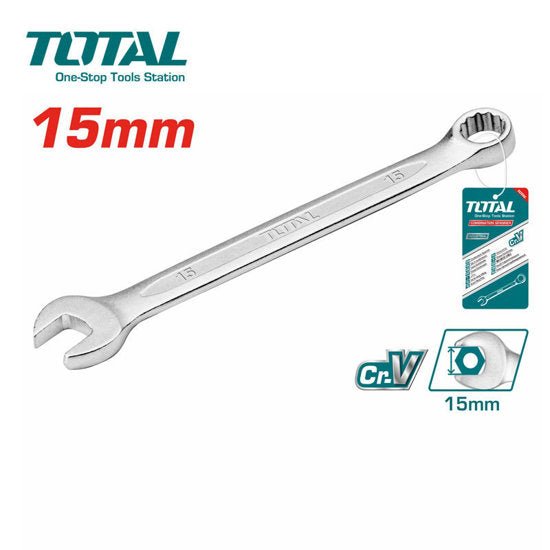 [TCSPA151] Clé Mixte TOTAL 15 MM - Outil Bricolage Mécanique - TOTAL TOOLS TUNISIA Site officiel | Station d'outils