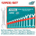 THT1023121 Clés Plates Double Ouverture Total 12Pcs CrV - TOTAL TOOLS TUNISIA Site officiel | Station d'outils