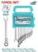 THT102RK5126 - Clé Mixte Cliquet TOTAL 8mm 72D - Anticorrosion - TOTAL TOOLS TUNISIA Site officiel | Station d'outils