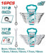 THT103RK166 Clés À Cliquet TOTAL 16 Pièces Pour Bricolage - TOTAL TOOLS TUNISIA Site officiel | Station d'outils