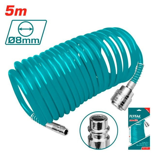 THT11051 Tuyau Air TOTAL 5m Ø8 PVC Idéal Pneumatique - TOTAL TOOLS TUNISIA Site officiel | Station d'outils