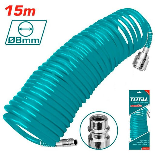 THT11151 - Tuyau D'Air TOTAL 15m - Flexible Et Durable - TOTAL TOOLS TUNISIA Site officiel | Station d'outils