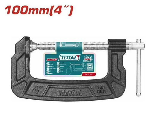THT13141 – Serre Joint TOTAL 4 Pouces Ouverture 100 Mm – Anti - Rouille - TOTAL TOOLS TUNISIA Site officiel | Station d'outils