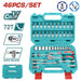 THT141462 Coffret 46 Douilles TOTAL 1/4 Drive 72 Serrage - TOTAL TOOLS TUNISIA Site officiel | Station d'outils