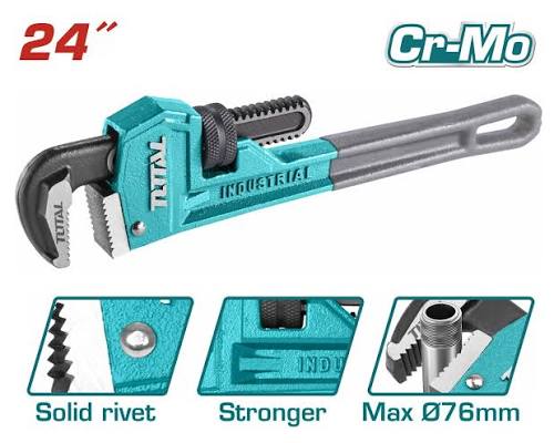 Clé à griffe 24″ TOTAL THT171246 – 600 mm