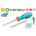 THT250206 Tournevis Total 6.35x160mm 2 En 1 PH2 SL6.3 Pro - TOTAL TOOLS TUNISIA Site officiel | Station d'outils