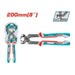 THT290801 Tenaille Russe 200mm 8 Pouces Acier CrV Noir - TOTAL TOOLS TUNISIA Site officiel | Station d'outils