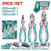 THT2K0301S - Pinces Levier TOTAL 200/180/160mm - Ensemble Pro - TOTAL TOOLS TUNISIA Site officiel | Station d'outils