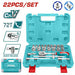 THT381221 - Douilles 3/8 TOTAL 22 Pièces - Durable Fiable - TOTAL TOOLS TUNISIA Site officiel | Station d'outils