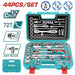 THT421441 Jeu Douilles TOTAL 1/4 Et 1/2 Coffret Durable - TOTAL TOOLS TUNISIA Site officiel | Station d'outils