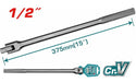 THTFX12151 Barre De Force Droite 375 Mm Acier CrV - TOTAL TOOLS TUNISIA Site officiel | Station d'outils