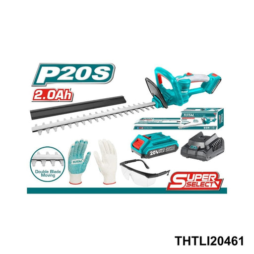 THTLI20461 - Taille Haie Sans Fil TOTAL 20V 460mm - Précis - TOTAL TOOLS TUNISIA Site officiel | Station d'outils