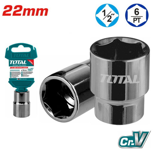 THTST12221 – Douille Hexagonale Total 22mm 1/2Pouce – Grip - TOTAL TOOLS TUNISIA Site officiel | Station d'outils