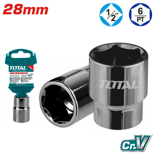 THTST12281 Douille 28 Mm Total CrV 6 Pans Outil Mécanique - TOTAL TOOLS TUNISIA Site officiel | Station d'outils
