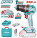 TIDLI20558 – Visseuse TOTAL 20V Brushless – Percussion - TOTAL TOOLS TUNISIA Site officiel | Station d'outils