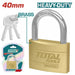 TLK32402 - Cadenas Laiton TOTAL 40 Mm - Sécurité Durable - TOTAL TOOLS TUNISIA Site officiel | Station d'outils