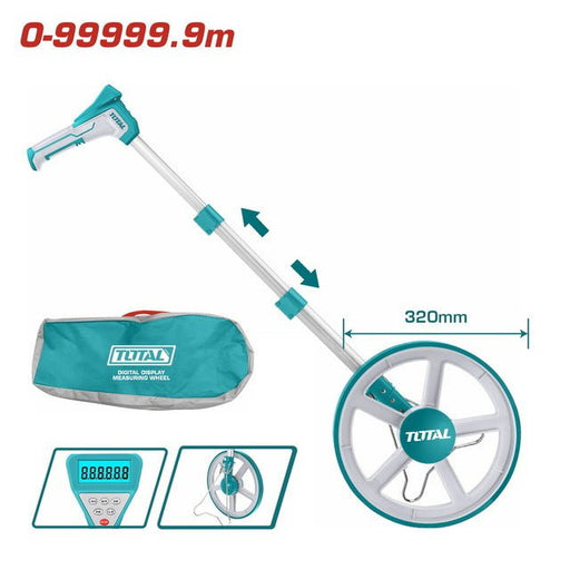 TMT19923 Roue de Mesure Numérique TOTAL 320mm LCD Précis - TOTAL TOOLS TUNISIA Site officiel | Station d'outils