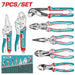 TOS23055 Ensemble De Pinces TOTAL 7 Pièces Bricolage - TOTAL TOOLS TUNISIA Site officiel | Station d'outils