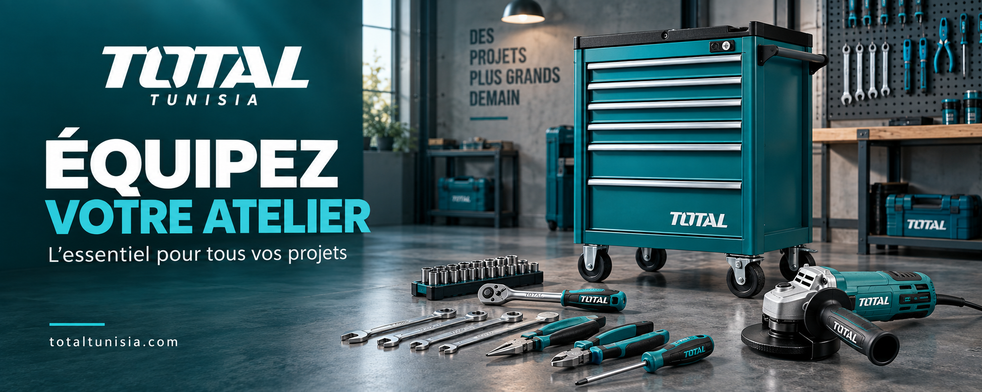 Équipez votre atelier — l’essentiel pour tous vos projets