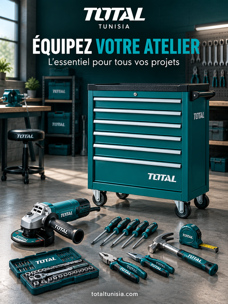 Équipez votre atelier — l’essentiel pour tous vos projets