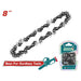 TOTAL Chaîne de Tronçonneuse 8 Pouces Pro Pour Outils Sans Fil TGTSC50818 - TOTAL TOOLS TUNISIA Site officiel | Station d'outils