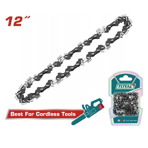 TOTAL Chaîne Tronçonneuse 12 Pouces Acier Haute Résistance Pro TGTSC51201 - TOTAL TOOLS TUNISIA Site officiel | Station d'outils