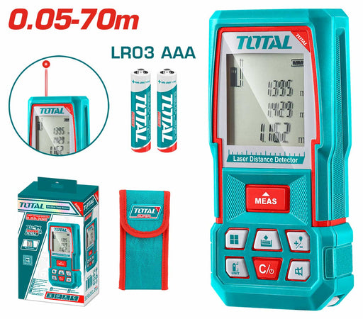 TOTAL Détecteur Distance Laser TMT57026 Précis Et Portable - TOTAL TOOLS TUNISIA Site officiel | Station d'outils