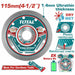 Total Disque Diamant Beton 115 Mm Ultra Fin Haute Efficacité TAC2151151 - TOTAL TOOLS TUNISIA Site officiel | Station d'outils