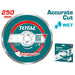 TOTAL Disque Diamant Universel 250 mm Pour Coupe Humide TAC2122501 - TOTAL TOOLS TUNISIA Site officiel | Station d'outils