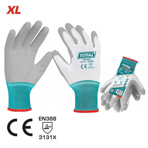 Total Gants Nitrile XL Antidérapants Confort et Protection EN388 3131X TSPUG01 - TOTAL TOOLS TUNISIA Site officiel | Station d'outils