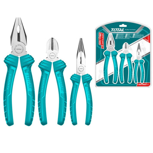 TOTAL Jeu De Pinces 3 Pièces Acier Haute Résistance THTK0311 - TOTAL TOOLS TUNISIA Site officiel | Station d'outils