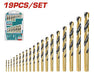 Total JX 19 – Forets Spirale HSS – 1 A 10 Mm – Polyvalent TACSDB1901 - TOTAL TOOLS TUNISIA Site officiel | Station d'outils