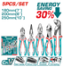 TOTAL JX 5 PINCES DIVERS THT2K0588 - TOTAL TOOLS TUNISIA Site officiel | Station d'outils