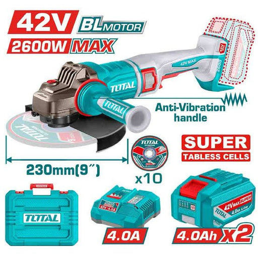 TOTAL MEULE 2600 42V A/B 4A TAGLI4260182 - TOTAL TOOLS TUNISIA Site officiel | Station d'outils