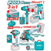 Total Pack 3 En 1 Perforateur Meuleuse Visseuse Brushless 20V 1200W TOSLI260191 - TOTAL TOOLS TUNISIA Site officiel | Station d'outils