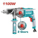 TOTAL Perceuse À Percussion 1100W 2 Vitesses Bois Métal Maçonnerie TG211166 - TOTAL TOOLS TUNISIA Site officiel | Station d'outils