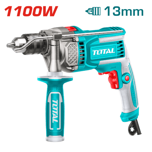 Total Perceuse Percussion 1100W Haute Performance Avec Mandrin 13 Mm TG1111366 - TOTAL TOOLS TUNISIA Site officiel | Station d'outils