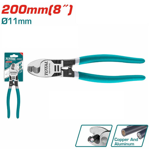 TOTAL Pince Coupe Câble 200mm 11mm Rapide Professionnel THT11581 - TOTAL TOOLS TUNISIA Site officiel | Station d'outils