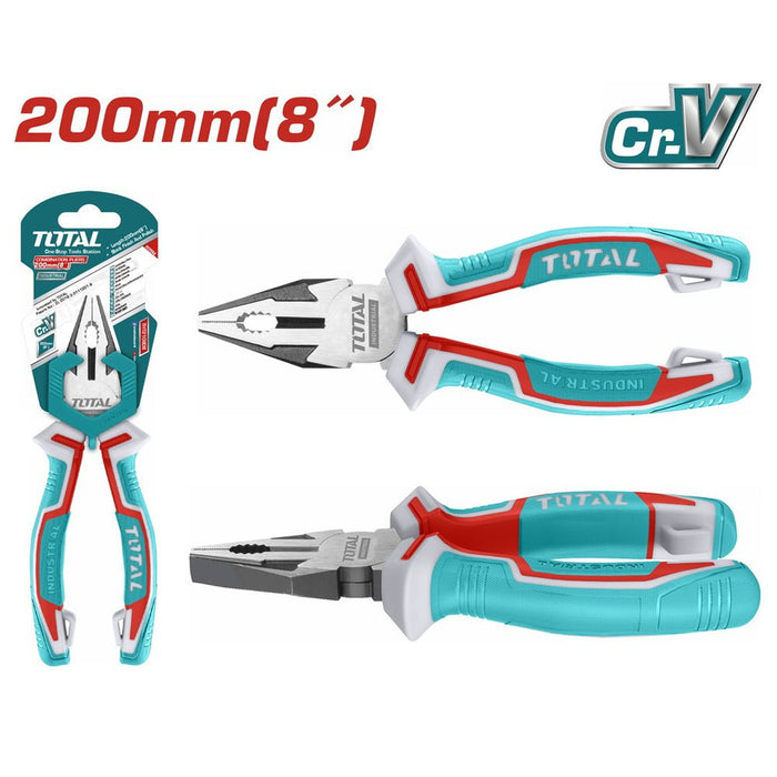 TOTAL Pince Universelle 200 mm CrV Trempe Effet De Levier Élevé THT210806S - TOTAL TOOLS TUNISIA Site officiel | Station d'outils