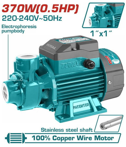 Total Pompe Eau 0.5HP Turb TWP137026 Efficace Compacte - TOTAL TOOLS TUNISIA Site officiel | Station d'outils