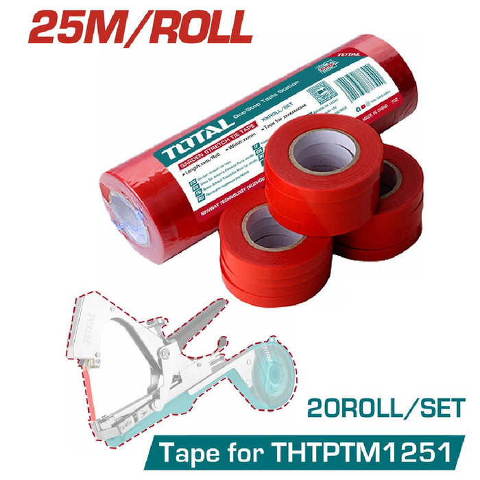 TOTAL Ruban De Ligature 25 m Pour Pince Ligature THTPTM1251T - TOTAL TOOLS TUNISIA Site officiel | Station d'outils